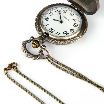 8039 Hot predaj veľký Čína čínsky Múr retro vreckové hodinky Wanli Veľký Múr Vreckové Hodinky s náhrdelník 8857