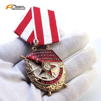 Rad Červenej Zástavy CCCP ZSSR Vojenské Zlaté Strieborná Medaila