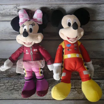 2piece/množstvo 8 cm DISNEY Mickey a Roadster Pretekárov Plyšové plyšová Bábika darček k narodeninám bábiky plyšové hračky