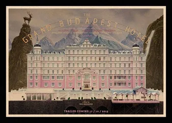 Ideálny JL Grand Budapest Hotel Vintage Plagáty Pre Domova kraft Papier vysokej kvality plagát na stenu-nálepky BDLS01