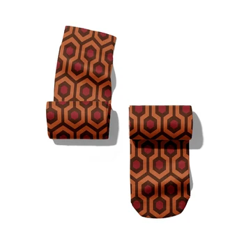 Nové Hexagon Koberčeky 3D Vytlačené Ponožky Ženy Čistej Bavlny Trubice Teľa Dlhé Ponožky Zábava Lebky Unisex Príležitostné Športové Priedušná Šťastný Ponožky